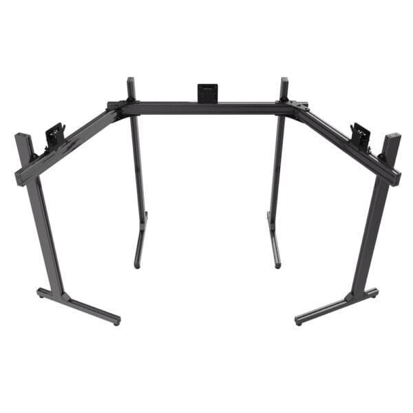 Free-Standing Triple TV & Monitor Stand (Up to 50″ TV or 45″ Ultrawide)-3