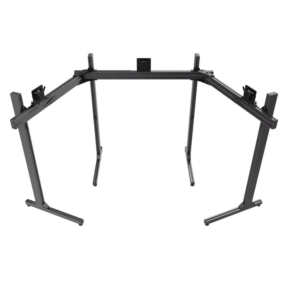 Free-Standing Triple TV & Monitor Stand (Up to 50″ TV or 45″ Ultrawide)-10