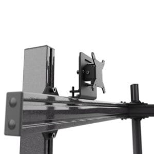 Free-Standing Triple TV & Monitor Stand (Up to 50″ TV or 45″ Ultrawide)-9