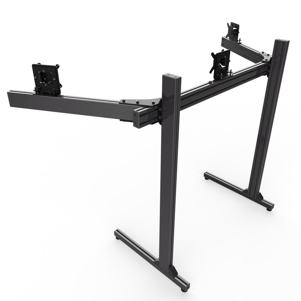 Free-Standing Triple Monitor Stand (Up to 43″)-4