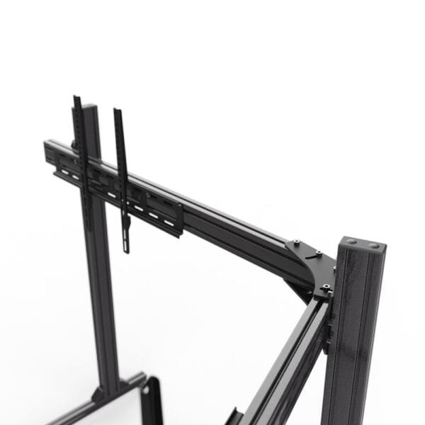 Free-Standing Triple TV Stand (Up to 65″)-5