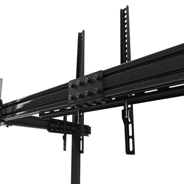 Free-Standing Triple TV Stand (Up to 65″)-6