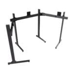 Free-Standing Triple TV & Monitor Stand (Up to 50″ TV or 45″ Ultrawide)-1