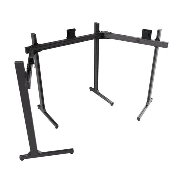 Free-Standing Triple TV & Monitor Stand (Up to 50″ TV or 45″ Ultrawide)-2